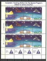 ILE DE KWAJALEIN (Océanie) Tracking Station For The Space Program (Space Shuttle Discovery,etc) 15 T-p Neufs ** - Marshall