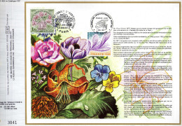 Feuillet Tirage Limité CEF 402 Fleurs Floralies Internationales Nantes - Briefe U. Dokumente