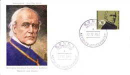 Germany First Day Cover - Wilhelm Emanuel Freiherr V. Ketteler, Bischof Von Mainz Issued On 22.12.1961 From Bonn - Covers & Documents