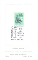 Argentina Brochure - 23.03.1968 - Dia De Emision - Lettres & Documents