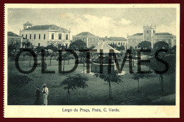 CABO VERDE - PRAIA - LARGO DA PRAÇA - 1920 PC - Cape Verde