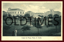 CABO VERDE - PRAIA - LARGO DA PRAÇA - 1920 PC - Cap Vert