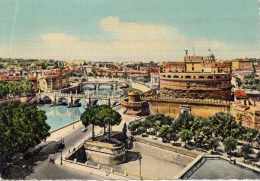 P4438 Roma Panorama Tevere E Castel S Angelo I Italy  Front/back Image - Multi-vues, Vues Panoramiques