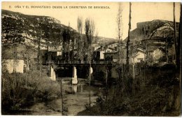 ESPAGNE ONA Y EL MONASTERIO DESDE LA CARRETERA DE BRIVIESCA - Autres & Non Classés