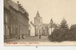 S309 - Poperinghe - Petite Place - Eglise St Bertin - Poperinge