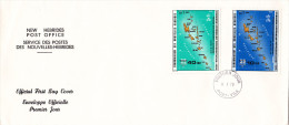 Port-Vila 1979 - FDC Premier Gouvernement Autonome - Nouvelles-Hébrides - FDC