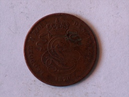 Belgique 2 Cents 1870 Centimes - 2 Cent