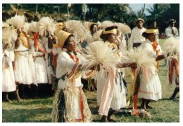 (PH 741) New Caledonia Dancers (cut Short) - Nueva Caledonia