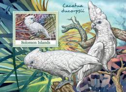 SOLOMON Isl. 2013 - WWF White Cokatoo - YT BF138, Mi Bl.129, Sc 1190 - Salomoninseln (Salomonen 1978-...)