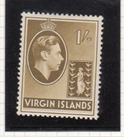 King George VI - 1938 - Iles Vièrges Britanniques