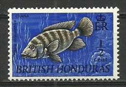 Great Britain (British Honduras); 1968 Fishes "Tilapia" MNH** - Honduras Britannico (...-1970)