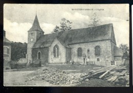 Cpa Du 76 St Victor L' Abbaye  L' église  ..  Totes Dieppe     AVR4 - Totes