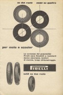 # PIRELLI Tyres 1950s Car Tires Italy Advert Pub Pubblicità Reklame Pneumatici Pneus Reifen Neumaticos F.1 - Otros & Sin Clasificación