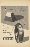 # PIRELLI Tyres 1950s Car Tires Italy Advert Pub Pubblicità Reklame Pneumatici Pneus Reifen Neumaticos F.1 - Otros & Sin Clasificación