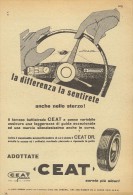 # CEAT Tyres 1950s Car Tires Italy Advert Pub Pubblicità Reklame Pneumatici Pneus Reifen Neumaticos India Mumbai - Altri & Non Classificati