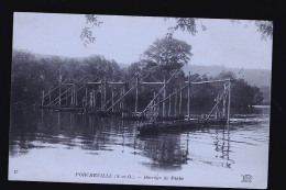 PORCHEVILLE BARRAGE DE PECHE - Porcheville