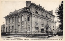 CPA  -  PARIS XIII  -  Place Des Peupliers -  La Protection Mutuelle Des Chemins De Fer - Distretto: 13