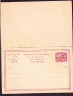 Egypt - Carte Postale - Post Card - Mint - 4 Milliemes Overprinted On 5 - 1866-1914 Khedivaat Egypte