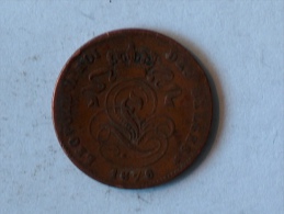 Belgique 2 Cents 1876 Centimes - 2 Cent