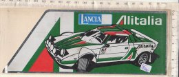 PO4786C# ADESIVO STICKERS AUTOMOBILISMO RALLYE - LANCIA STRATOS HF ALITALIA - Automobile - F1