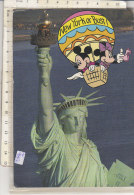 PO4883C# NEW YORK - STATUA DELLA LIBERTA' - WALT DISNEY TOPOLINO MINNIE IN MONGOLFIERA  VG 1996 - Vrijheidsbeeld