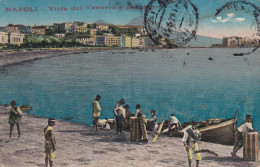 Cpa,italie,campania ,NAPOLI,vista Del Vesuvio En 1900,volcan Explosif Active ,rare - Napoli (Neapel)