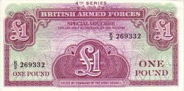 GRANDE BRETAGNE  1 Pound  British Armed Forces Non Daté (1956)   Pick M36  ***** BILLET  NEUF ***** - British Troepen & Speciale Documenten