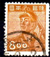 JAPAN 1948 Miner - 8y. - Brown FU - Oblitérés