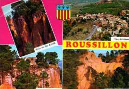 66 ROUSSILLON  Falaise Ste Anne,Vue Generale,Falaise Sang Et Or - Roussillon