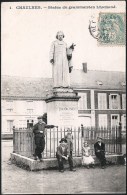 80 . CHAULNES . Statue Du Grammairien Lhomond - Chaulnes