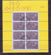 1981 PA    FEUILLET N° 048    OBLITERE    CATALOGUE SBK - Used Stamps