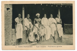 CPA - INDES FRANCAISES - Types Indigènes - Propriétaires Agricoles - India