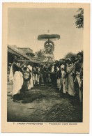 CPA - INDES FRANÇAISES - Procession D'une Divinité - India