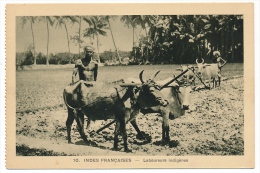 CPA - INDES FRANÇAISES - Laboureurs Indigènes - Indien