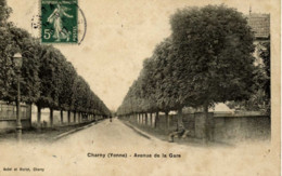 Dépt 89 - CHARNY - Avenue De La Gare - Animée - Charny