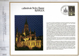 Feuillet Tirage Limité CEF 417 Cathédrale Notre-Dame Bayeux - Lettres & Documents