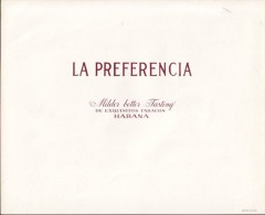 T51 CUBA TOBACCO OLD LEBEL LA PREFERENCIA - Labels