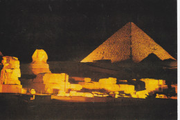 AFRIQUE,AFRICA,égypte,egy Pt,pyramide,pyramid Of GIZA,SPHINX,la Nuit - Other & Unclassified