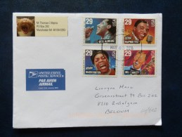 41/602  LETTRE  USA - Singers