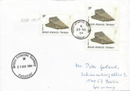 BAT British Antarctic Territory 1994 Faraday Bivalve Mussel Prehistory Fossil Cover - Fósiles