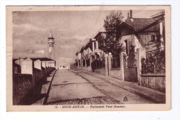 CPSM Souk-Ahras (Algérie), Esplanade Paul Doumer, Éditons Photo-Africaines Alger, Années 1930 - Souk Ahras