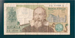 REPUBBLICA ITALIANA 2000 LIRE GALILEO 22 OTTOBRE 1976 - 2000 Liras