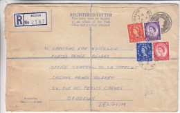 Grande Bretagne - Lettre Recommandée De 1963 ° - Oblitération  Beccles - Expédié Vers La Belgique - Cartas & Documentos