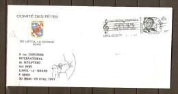 FRANCE.   Y&T N° 3038 Sur Lettre. Oblitération Cachet Rond  . Malraux  /  Sculpture Sur Bois. - Covers & Documents