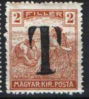 Hungary Porto / Postage Due SPECIAL ISSUES 1918. Assistant "T" Overprint Stamp MNH (**) - Unused Stamps