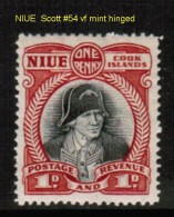 NIUE   Scott  # 54*  VF MINT HINGED - Niue