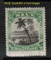 NIUE   Scott  # 35* VF MINT HINGED (REMNANT) - Niue
