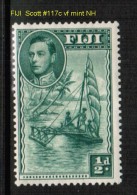 FIJI   Scott  # 117c** VF MINT NH - Fidschi-Inseln (...-1970)