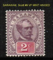 SARAWAK   Scott  # 9* VF MINT HINGED - Sarawak (...-1963)