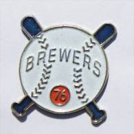 Pin's BREWERS 76 - Balle Et Battes De Base Ball - Unocal 2  - D602 - Honkbal